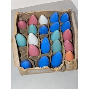 Vintage Case of C - 9 1/4 Christmas Light Bulbs Replacement Outdoor Lights